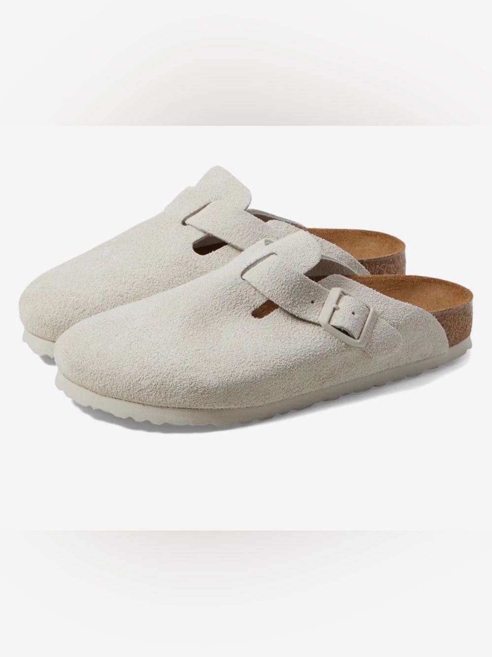 Birkenstock Boston Suede clog.
